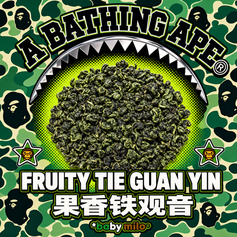 The design — Fruity Tie Guan Yin