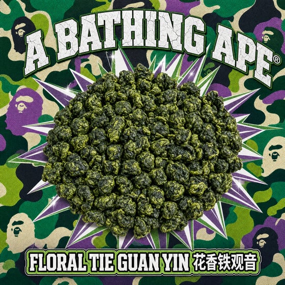 Floral Tie Guan Yin